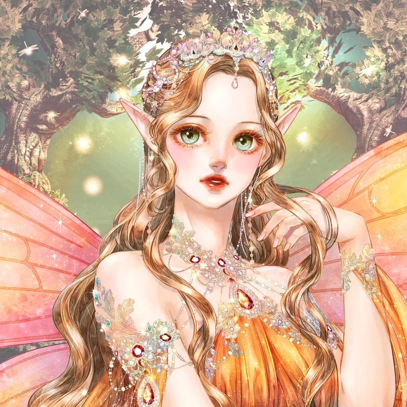 A Midsummer Night's Dream Titania sticker (8color) - 贴纸 - 纸 