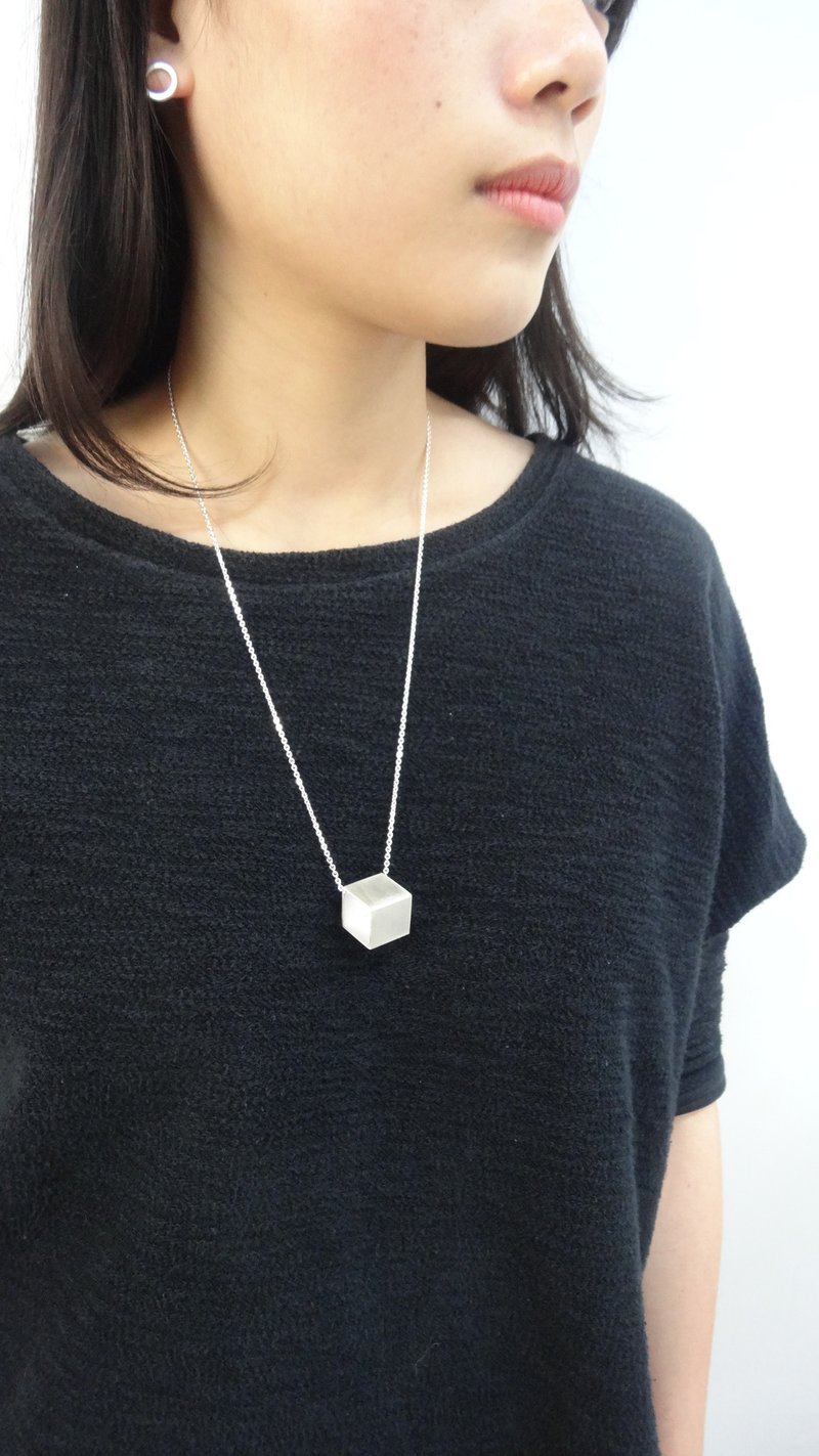 纯银项坠 纯银戒指 建筑系列 Architecture collection ATP001 手工银饰 - 项链 - 纯银 银色