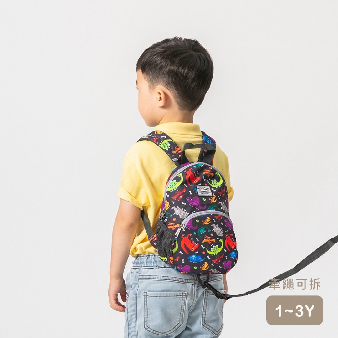 HUGGER 防走失背包 酷比龙/恐龙 附牵绳可拆 1~3Y学步期宝贝适用 - 背包/袋子 - 尼龙 多色