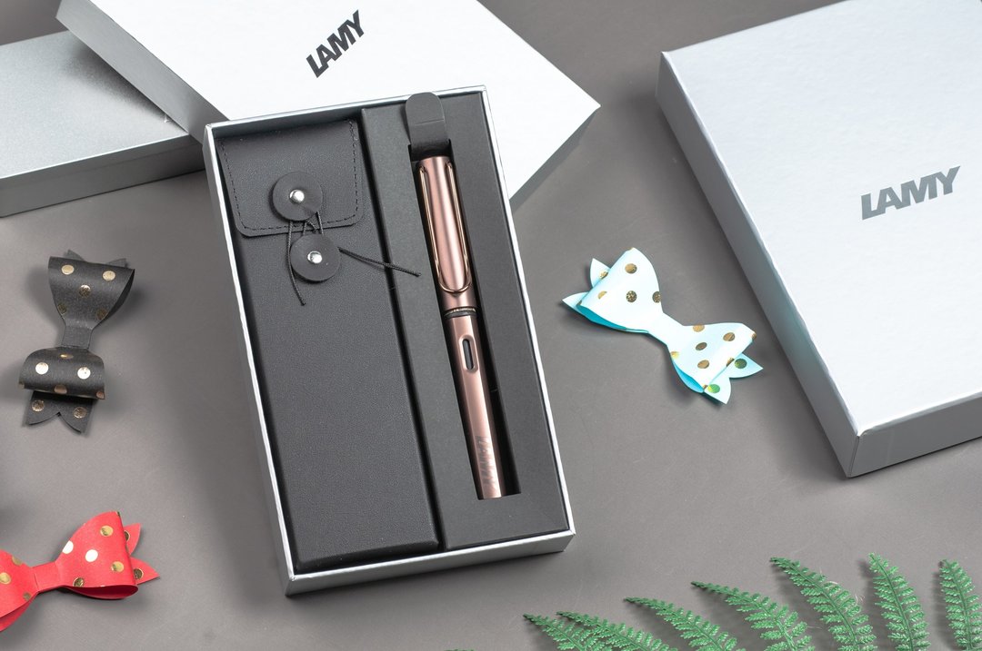 LAMY 笔款 黑线圈笔袋礼盒 / Lx 奢华系列 - 多彩选 - 钢笔 - 铝合金 多色