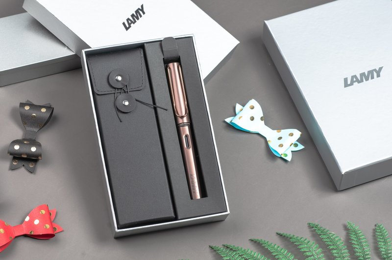 LAMY 笔款 黑线圈笔袋礼盒 / Lx 奢华系列 - 多彩选 - 钢笔 - 铝合金 多色