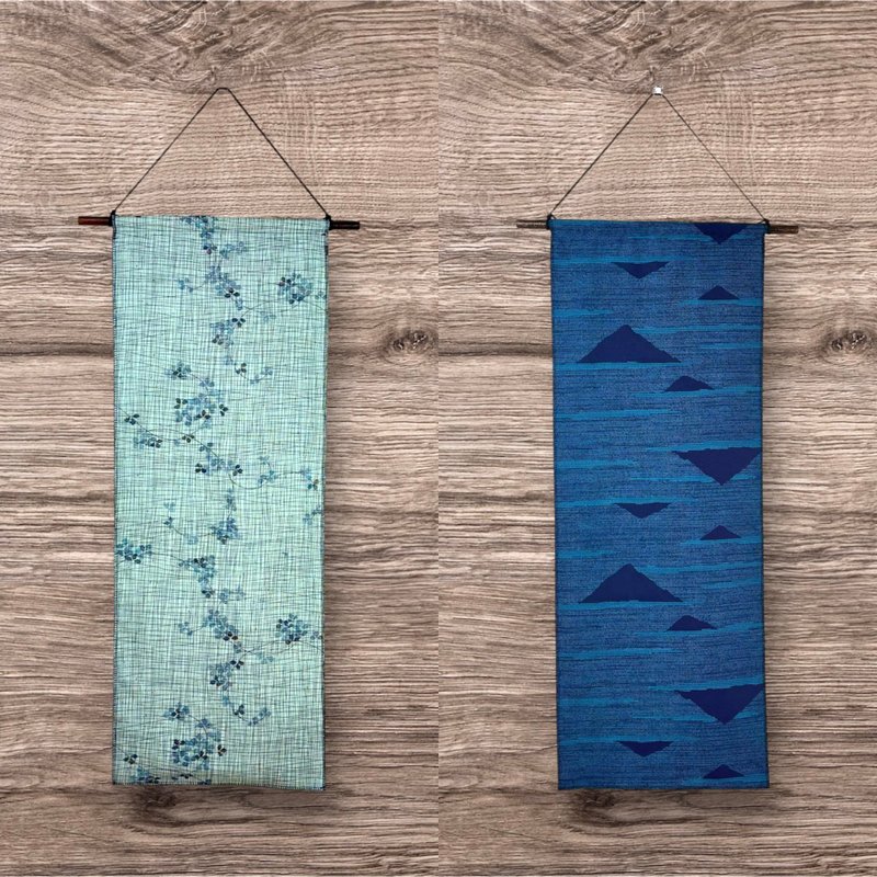 和服 || 挂毯 || 可翻转 - 海报/装饰画/版画 - 棉．麻 蓝色