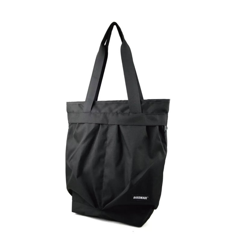 简约 通勤 机能 防水 大容量 手提 单肩斜跨 环保托特包 - 侧背包/斜挎包 - 尼龙 黑色