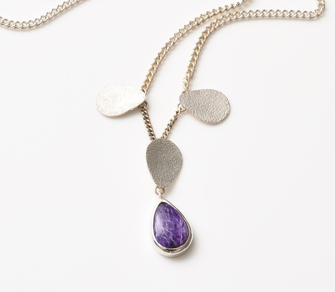 CN30 (charoite) - 项链 - 其他金属 紫色