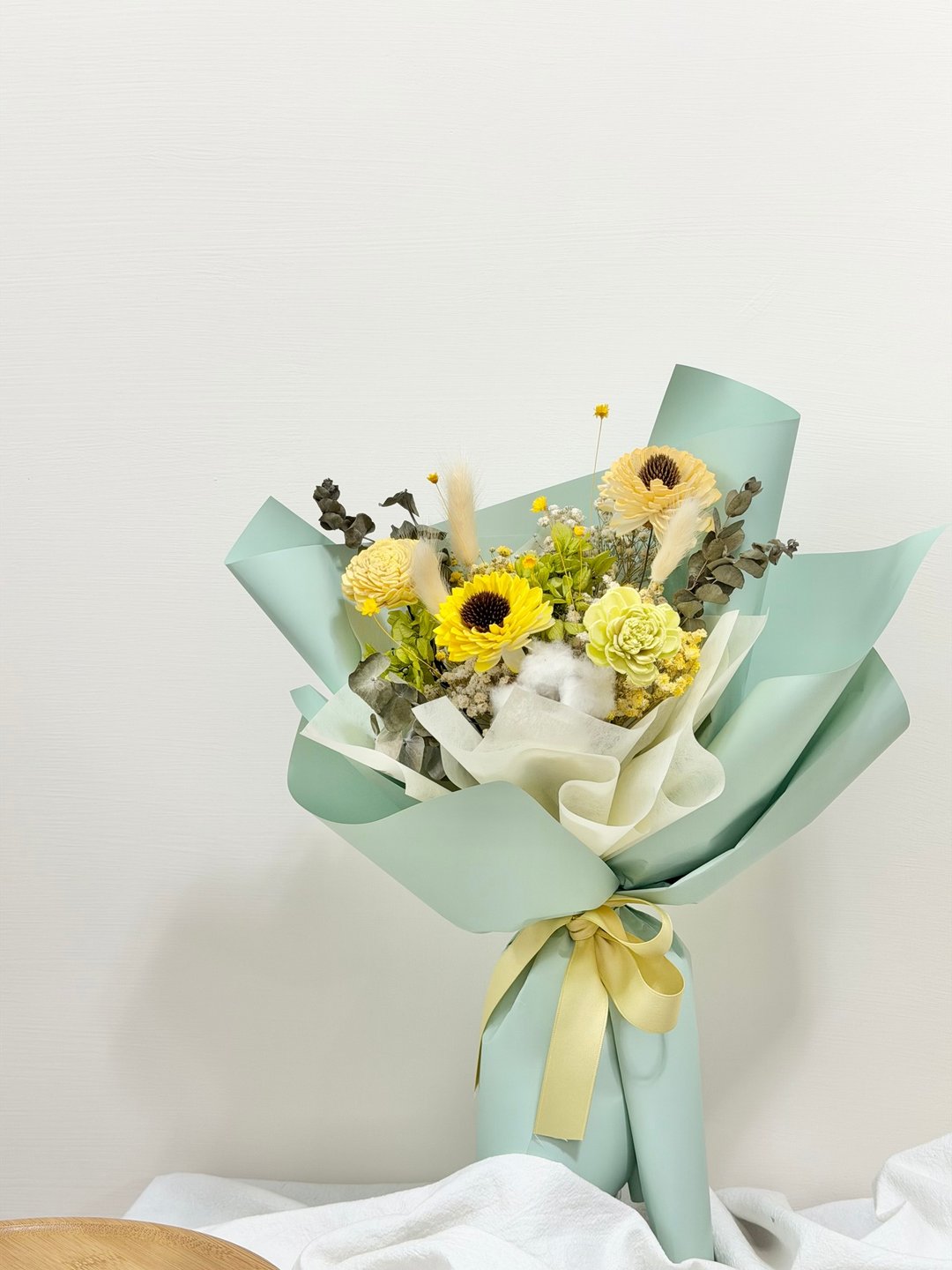 柠檬树干燥花永生花束 生日礼物 母亲节花束 毕业花束 毕业礼物 - 干燥花/捧花 - 植物．花 多色