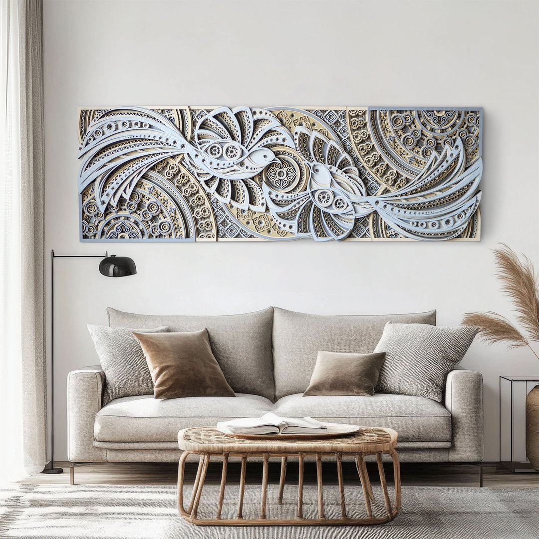 福禄双喜|玄关客厅沙发背景墙装饰画新款餐厅卧室挂画 - 海报/装饰画/版画 - 木头 