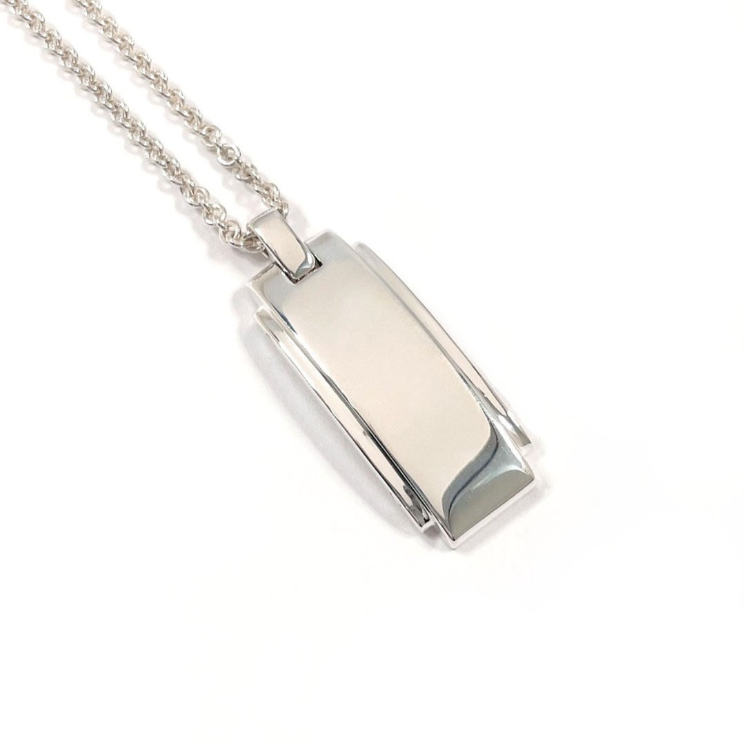 【日本直送 二手美品】蒂芙尼 TIFFANY&Co. Metropolis 项链 坠饰 银 925 抛光翻新 - 项链 - 纯银 银色