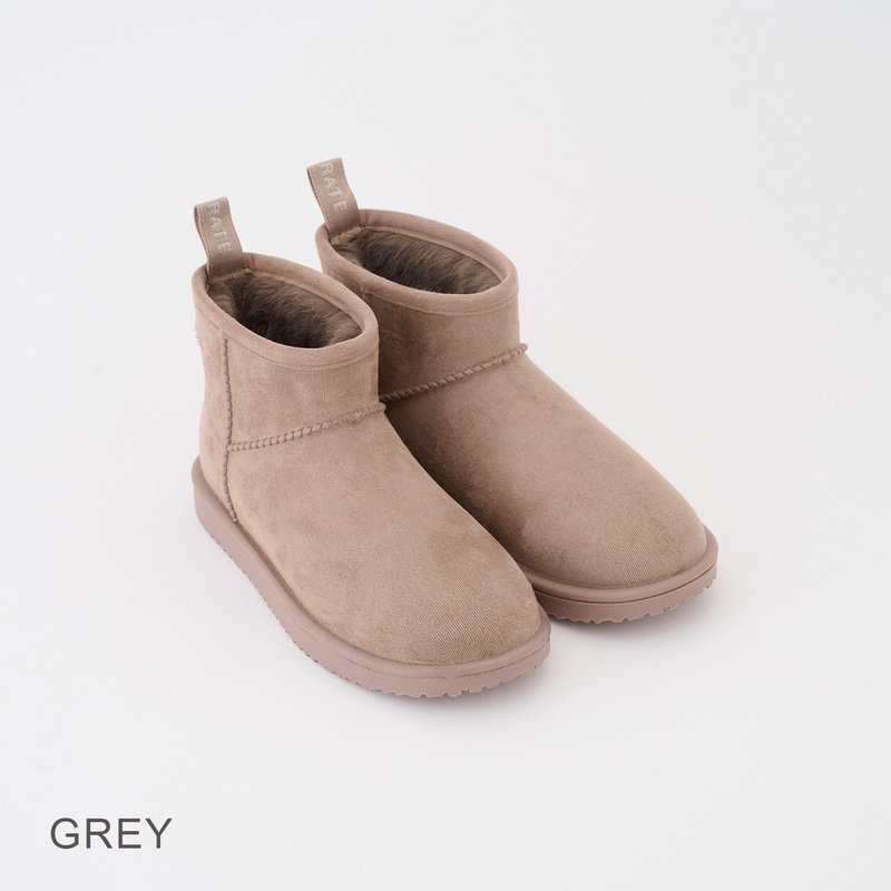 MURPHY（灰色）PVC MOUTON SHOES 羊毛皮风格雨鞋 - 雨鞋/雨靴 - 防水材质 灰色