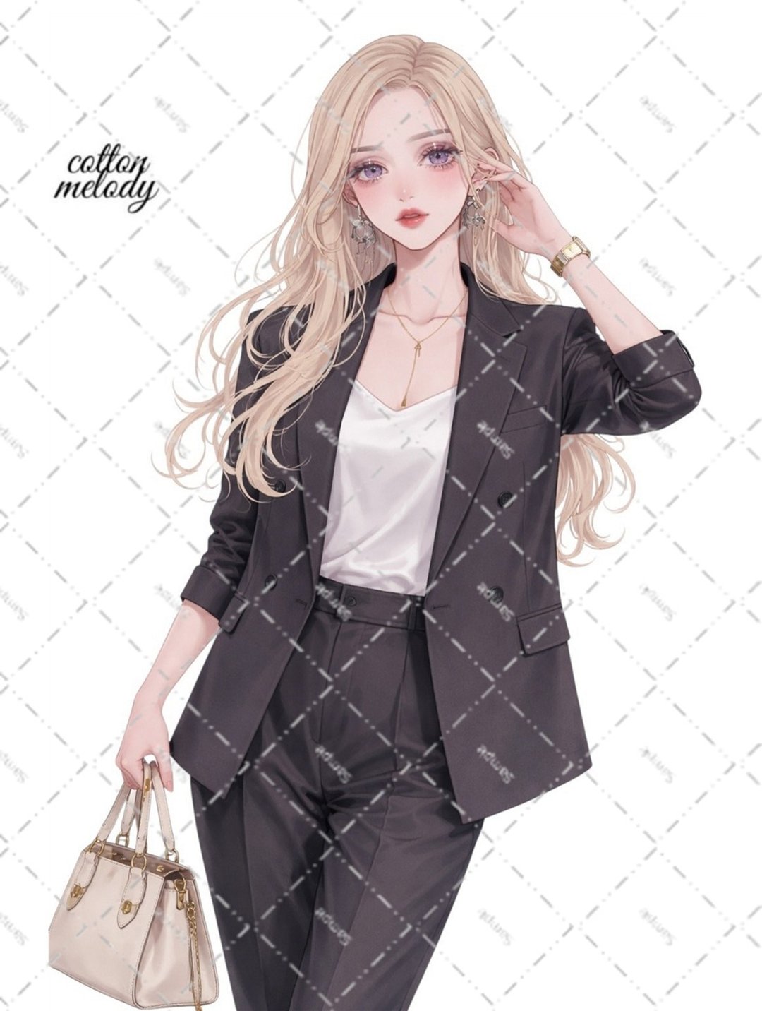 原创贴纸 no.7928 人物贴纸 原创贴纸 人物贴纸 女孩贴纸 原创人物贴纸 - 贴纸 - 纸 