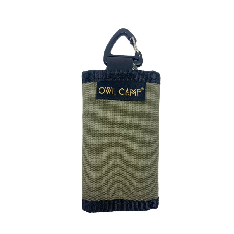 【OWL CAMP】军绿色钥匙包 - 零钱包 - 其他材质 黑色