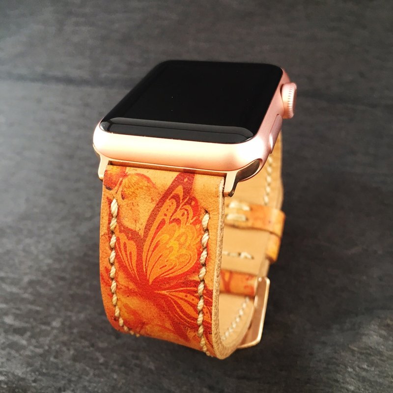 Apple Watch表带皮革 - 表带 - 真皮 多色