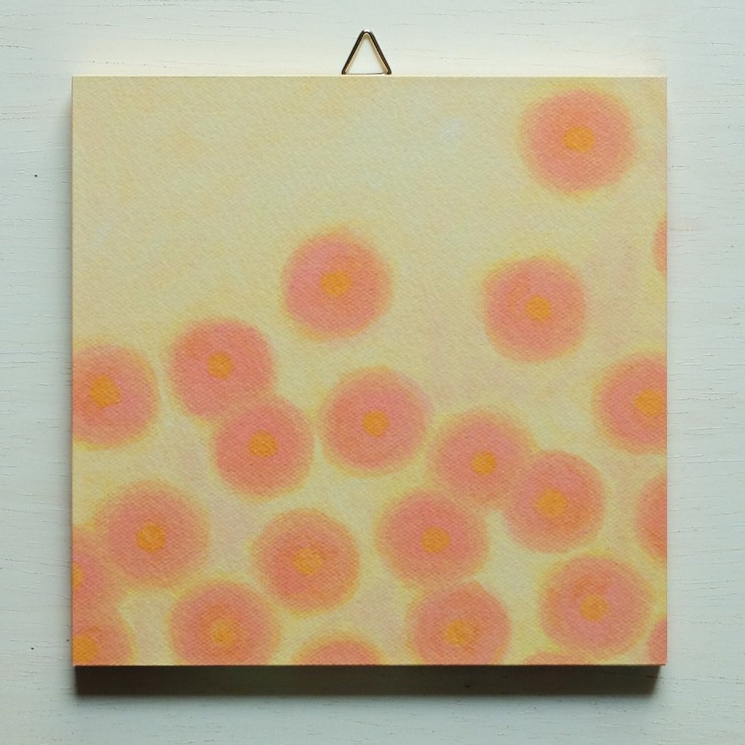 Art panel No.41 / Fragment of memory - 海报/装饰画/版画 - 纸 橘色