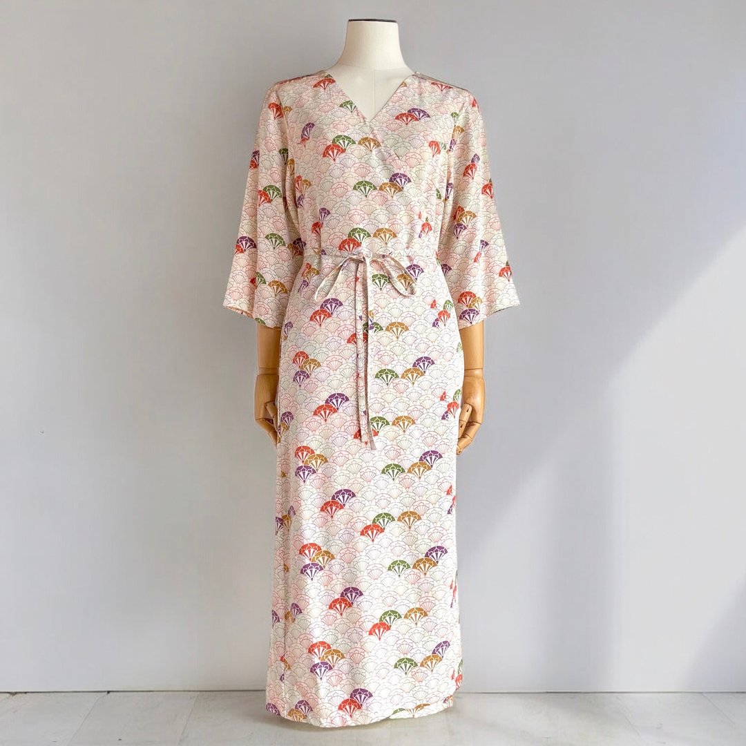 Pinkoi 代购 - 开襟和服式洋装【含运】和服改造 白色 - 洋装/连衣裙 - 棉 白色