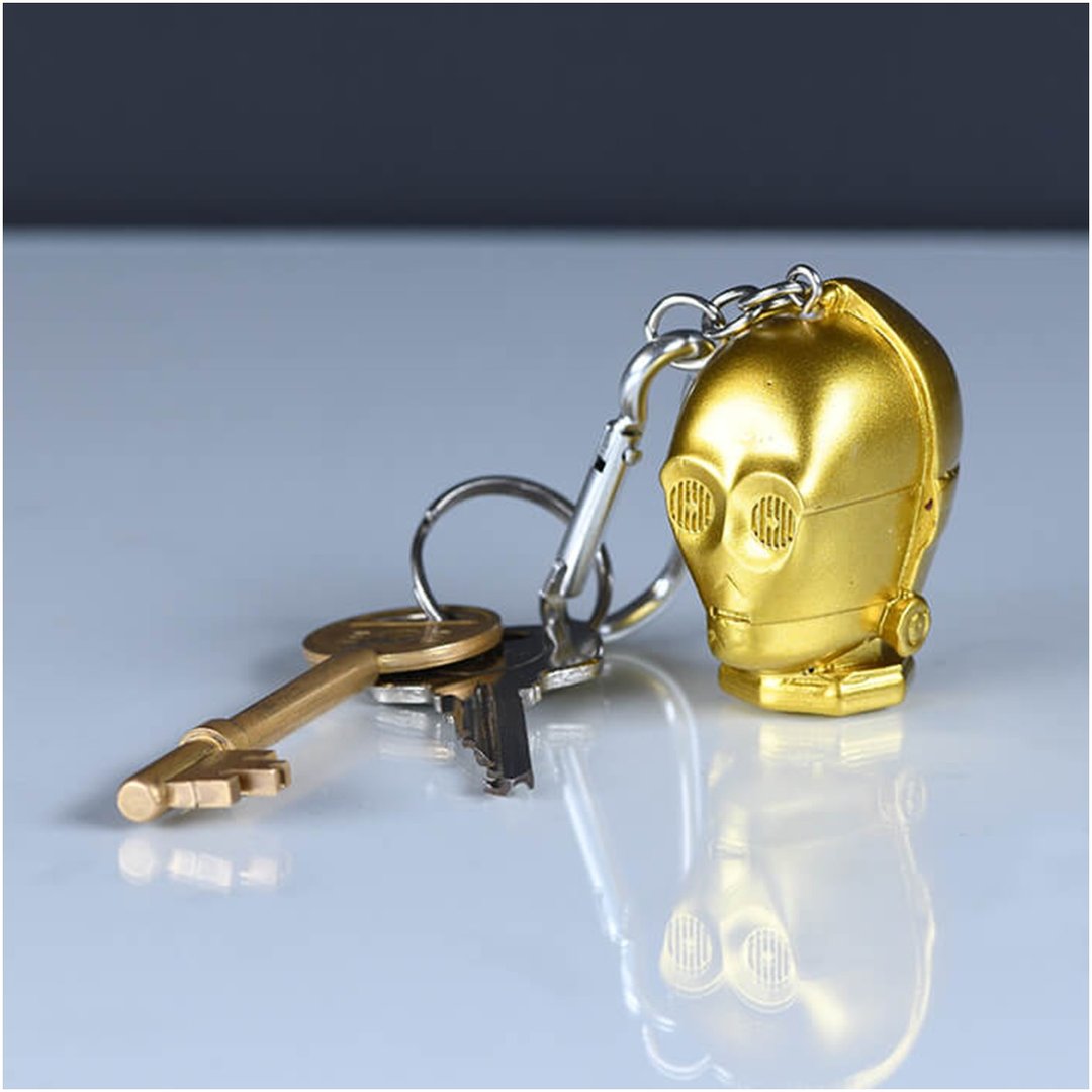 【星际大战】Star Wars C-3PO - 3D立体钥匙圈 - 钥匙链/钥匙包 - 其他材质 黄色