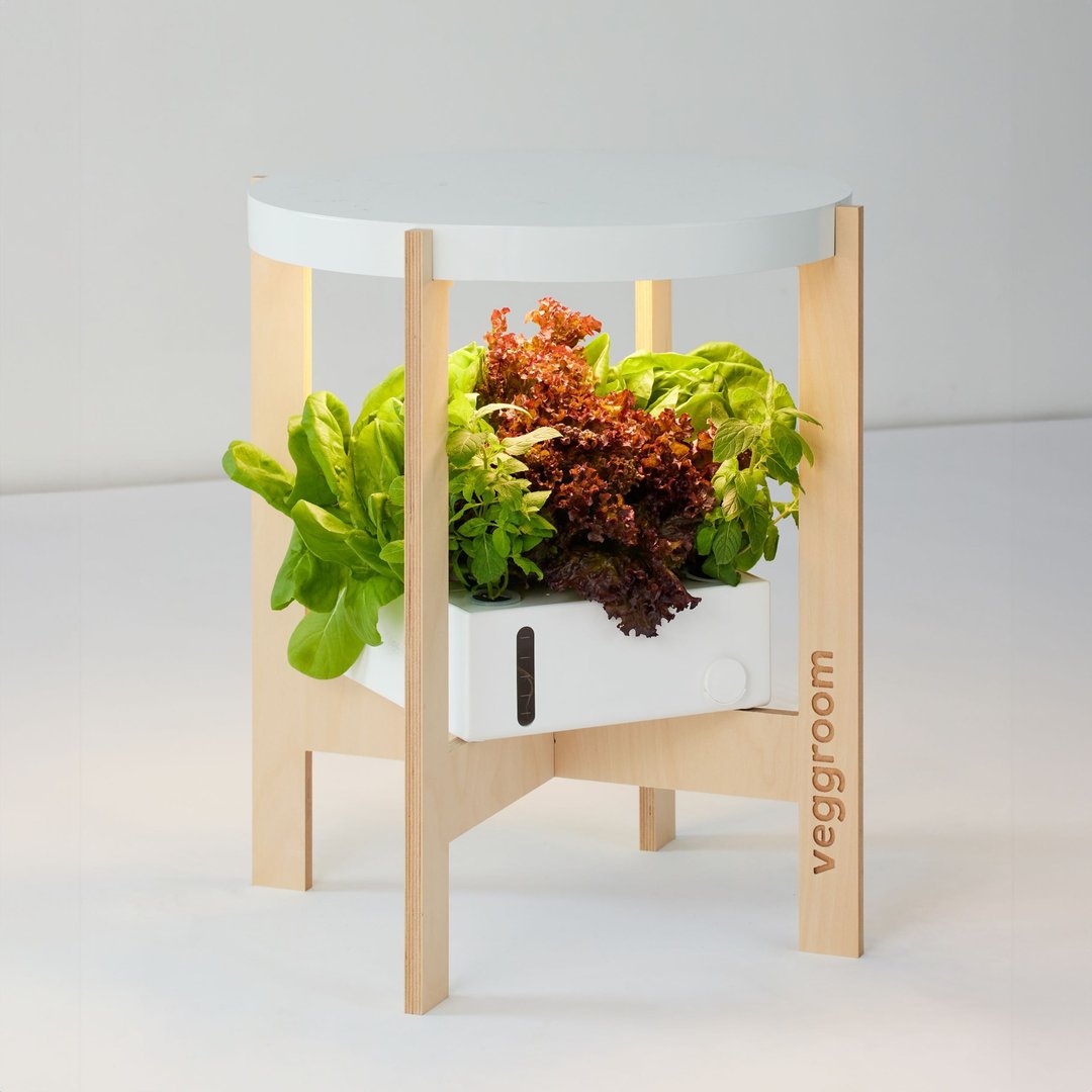Veggroom 水耕全自动蔬菜种植SIDETABLE 家俬茶几角几  | 水耕机 - 其他家具 - 木头 白色