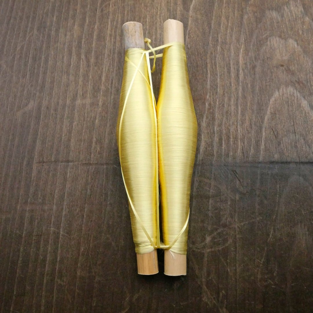 Sabra yarn / cactus fiber yarn (yellow) - 编织/刺绣/羊毛毡/裁缝 - 环保材料 