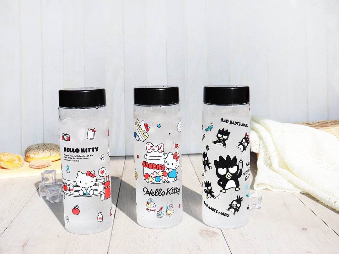 【SANRIO 三丽鸥】TRITAN透明轻漾随身水瓶 600ml-共三款 - 水瓶/水壶 - 其他材质 