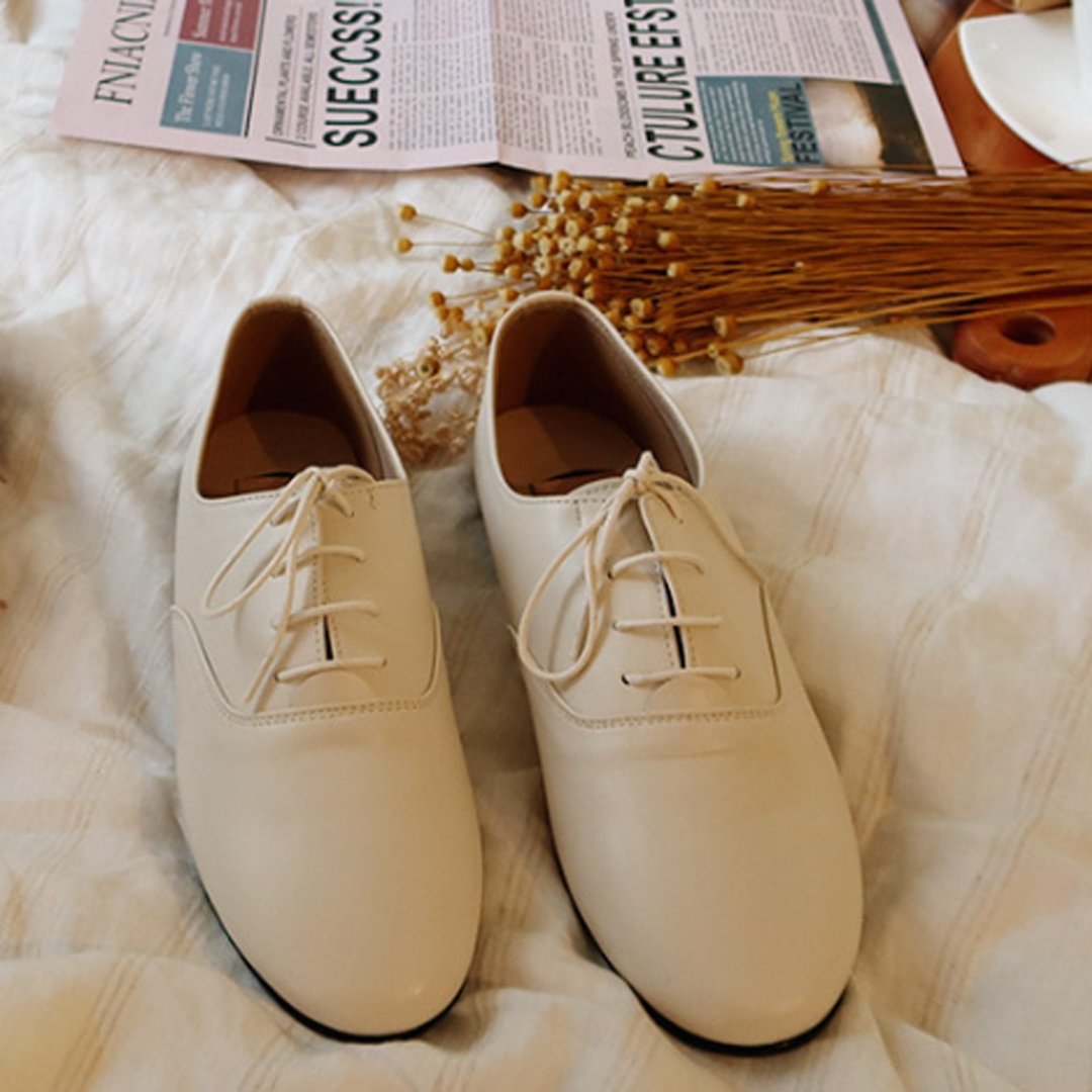 PRE-ORDER SPUR 綁帶樂福鞋 RA7014 IVORY - 其他女款皮鞋 - 其他材质 