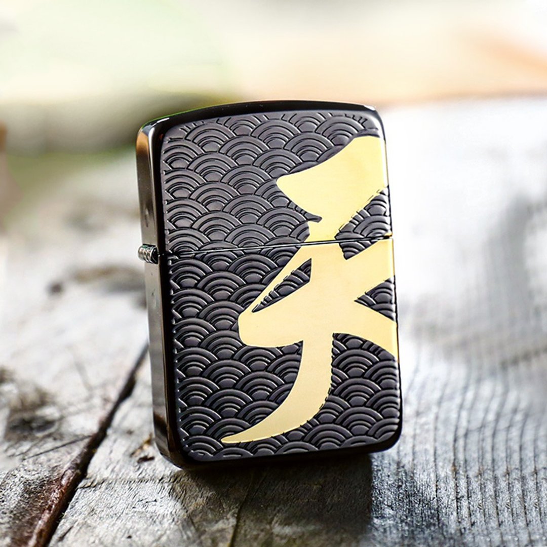 【ZIPPO官方旗舰店】 1941复刻天字防风打火机 ZA-1-64B - 其他 - 铜/黄铜 黑色