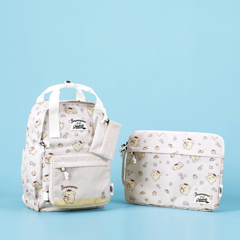 Sanrio布甸狗 - 可拆组式13寸后背包及13.3寸手提电脑袋限定套装 - 后背包/双肩包 - 聚酯纤维 