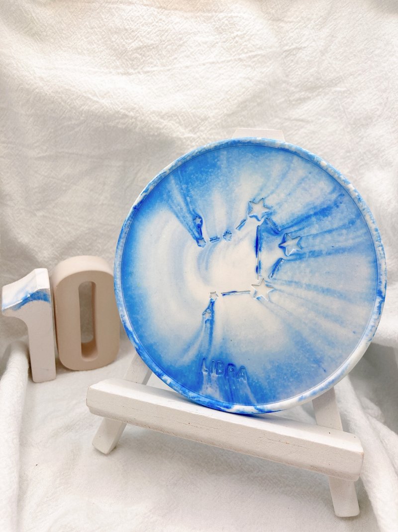 手作 扩香石杯垫 我就是我-天秤座 - 香薰/精油/线香 - 其他材质 多色