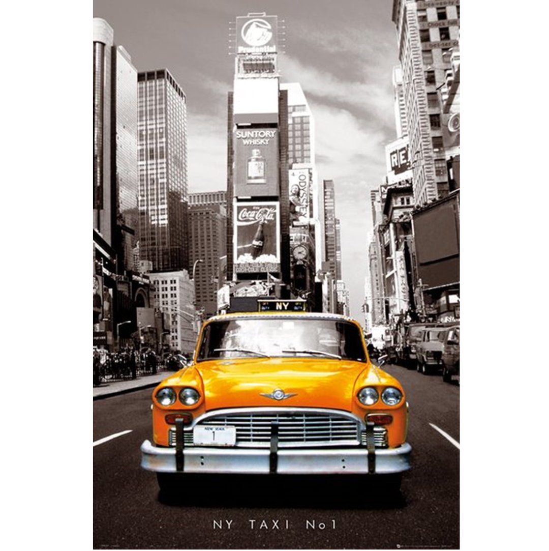 纽约小黄出租车 NEW YORK Taxi No 1 – 英国进口摄影海报 - 海报/装饰画/版画 - 其他材质 多色