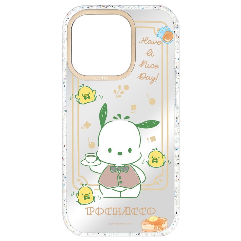 帕恰狗 镜面阳光咖啡厅 磁吸透彩框 iPhone 16 15 14 13 Pro Max - 手机壳/手机套 - 环保材料 银色