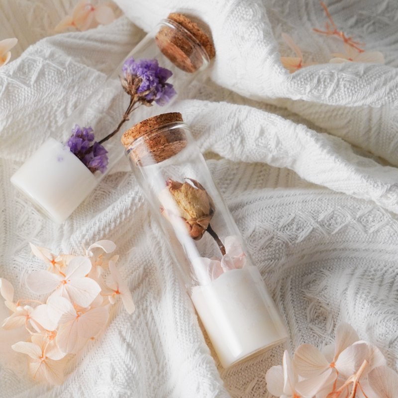 香薰试管花 - 蜡烛/烛台 - 蜡 粉红色