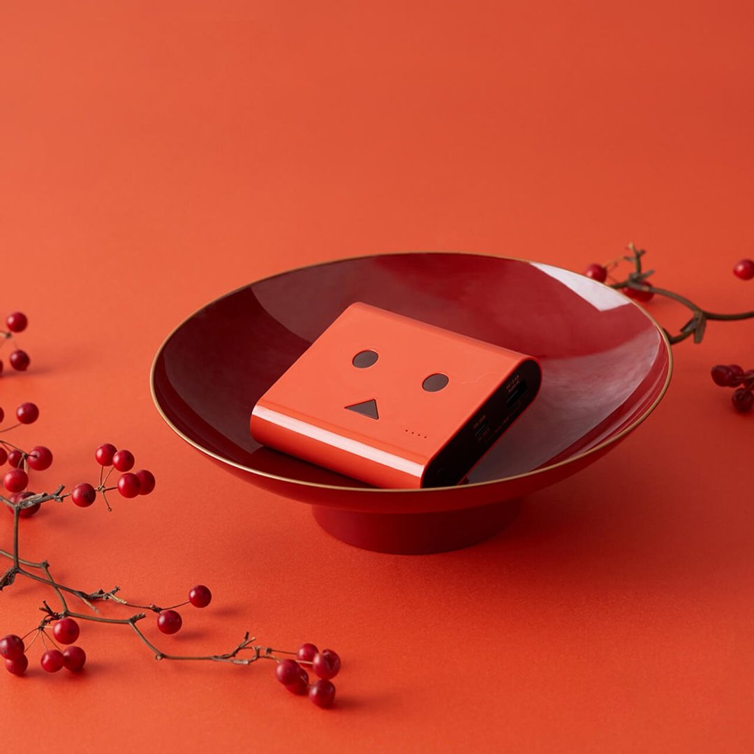 cheero阿愣漆朱13400mAh 行动电源快充PD18W 附C-C,A-C两条充电线 - 充电宝/传输线 - 塑料 红色