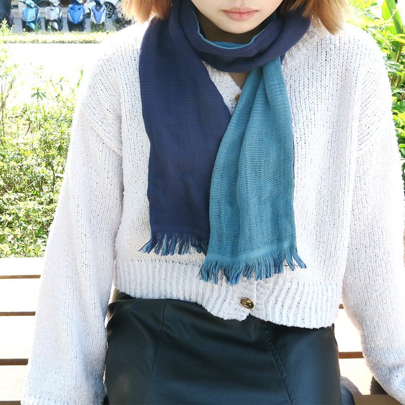 CM联名今治窄版双色围巾|独家订制|百搭配件|新色上市|必收推荐 - 围巾/披肩 - 棉．麻 多色