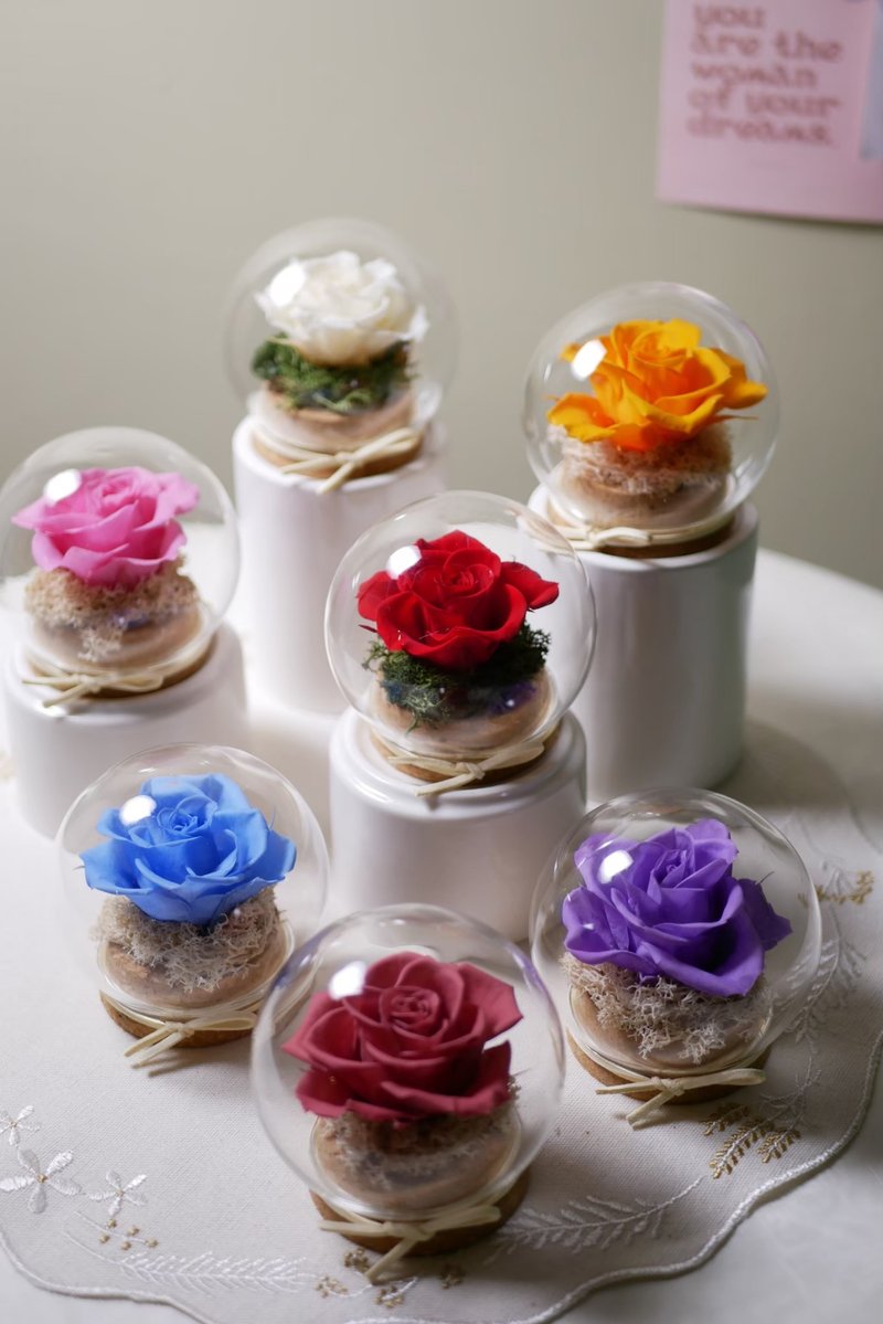 玻璃小花球 - 干燥花/捧花 - 植物．花 