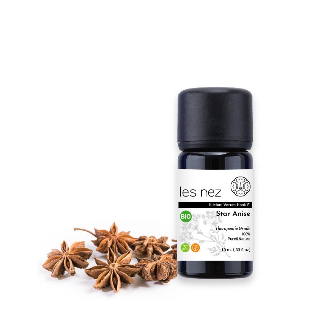 【Les nez 香鼻子】天然单方大茴香(八角)纯精油 10ML - 香薰/精油/线香 - 精油 黑色
