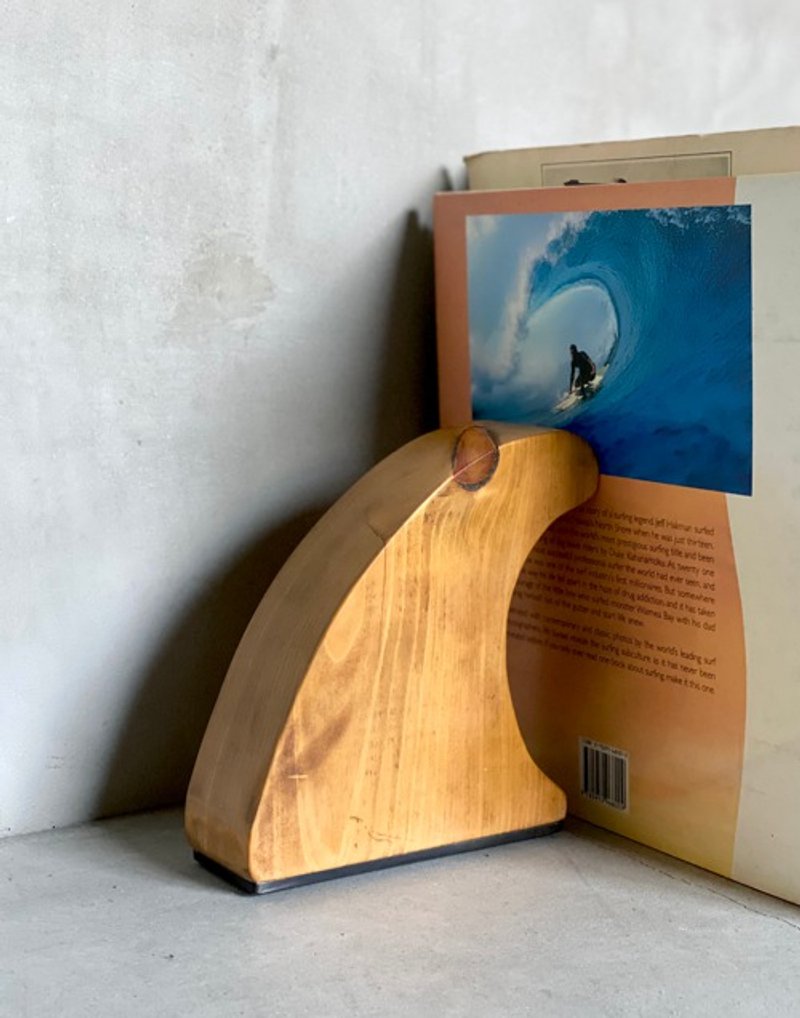 Limited Quantity Bookend Wooden Wood Sign FIN Object Surfboard Fin Wooden Letter SURF Sign Letter - 其他 - 木头 