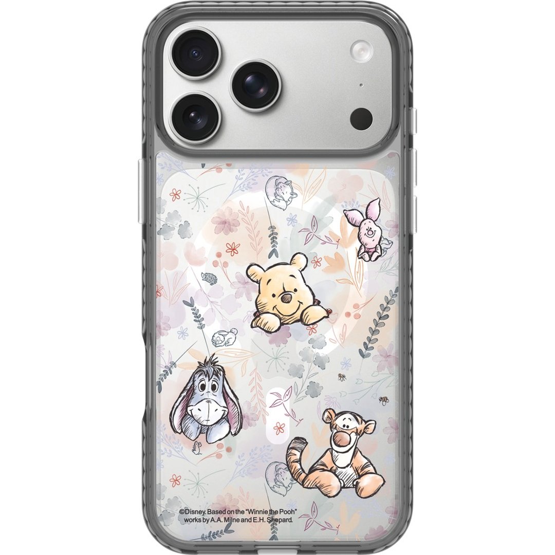 小熊维尼图案 iPhone17 Samsung S26 气垫标准防摔镜面手 - 手机壳/手机套 - 塑料 多色