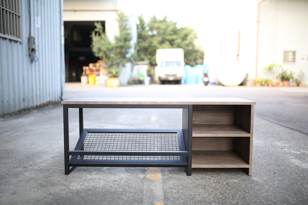 工业风铁件穿鞋矮柜/铁网置鞋柜/台湾定制 - 其他家具 - 其他金属 黑色