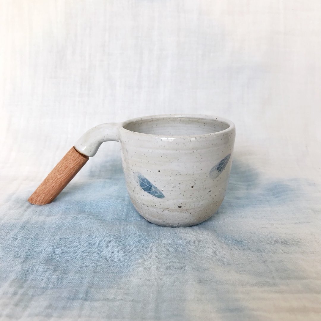 ceramic coffee cup - 花瓶/陶器 - 陶 白色