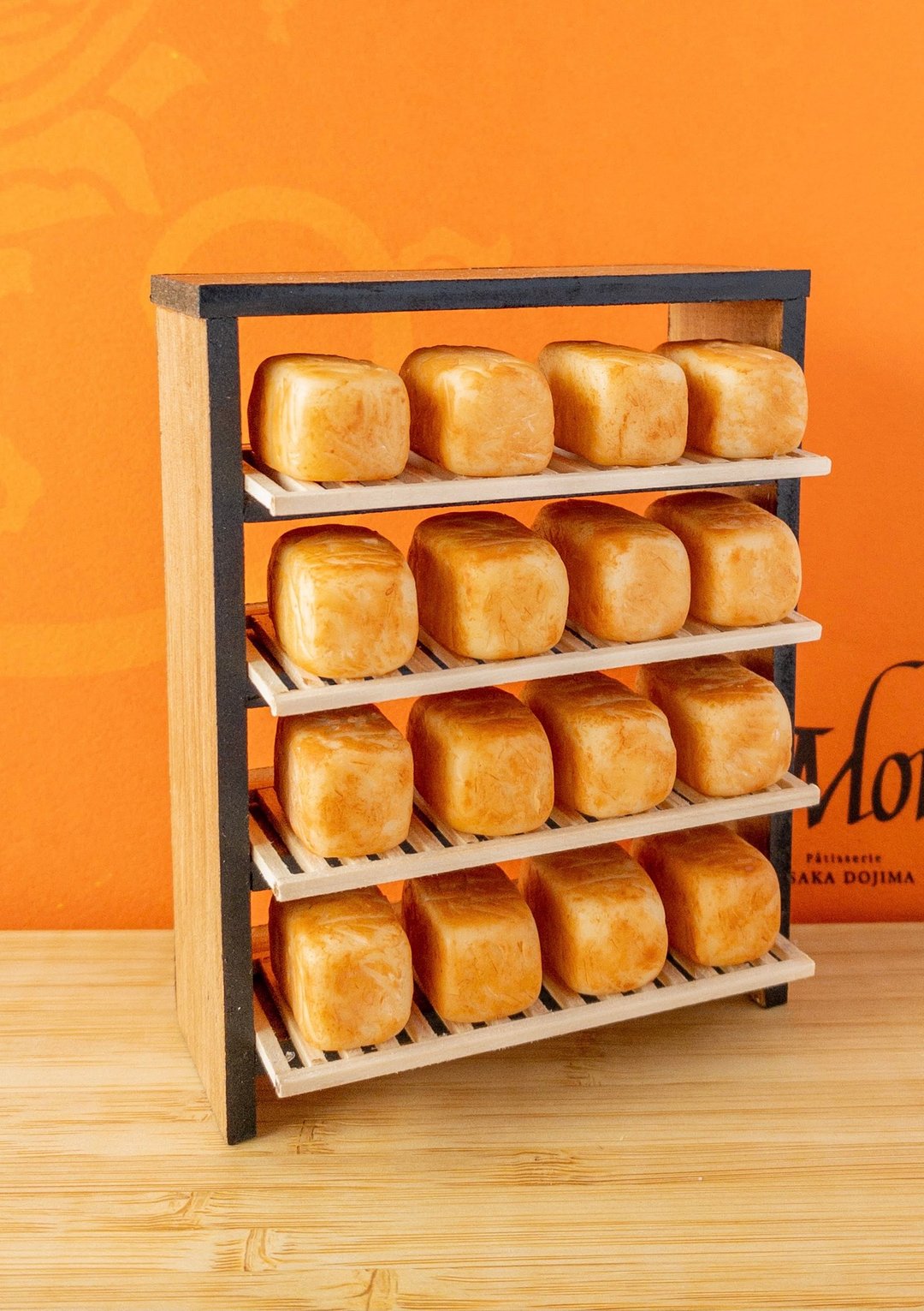Miniature Fresh Bakery Bread Miniature Food - 玩偶/公仔 - 粘土 咖啡色