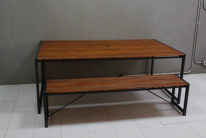 工业风订制餐桌椅组/工作桌/办公桌/可定制化 - 木工/竹艺/纸艺 - 木头 咖啡色