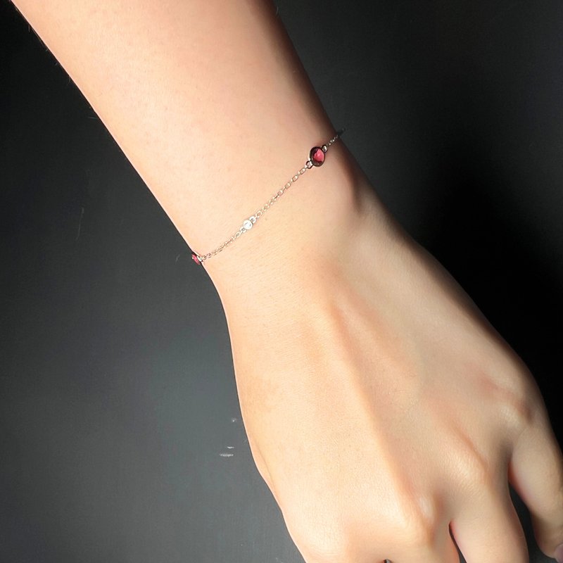 The Twinkle  - 天然彩色碧玺 18k白金钻石手链 - 手链/手环 - 贵金属 