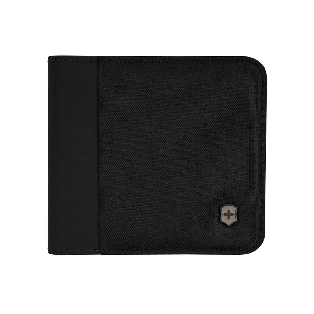 VICTORINOX 瑞士维氏 Travel Essentials 短夹 黑 653363 - 皮夹/钱包 - 聚酯纤维 黑色