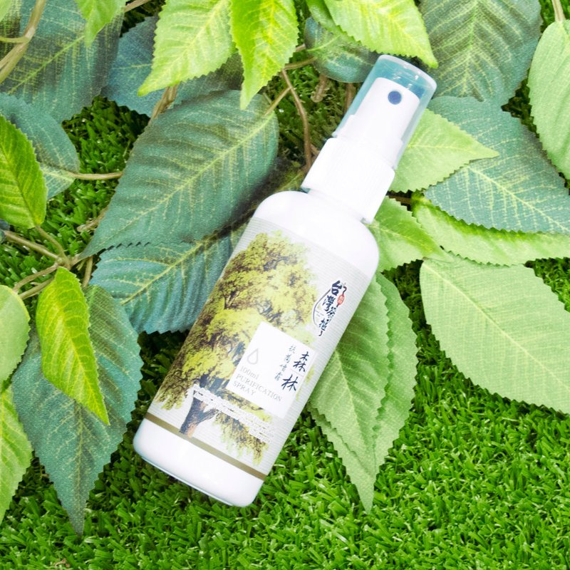 【台湾茶抠】森林抗菌喷雾 100ml．可消除房间、衣物、身上的异味 - 香薰/精油/线香 - 其他材质 绿色