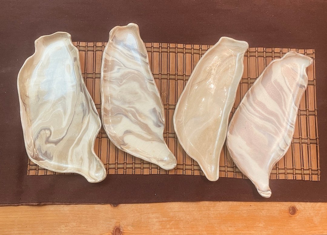 台湾盘。爱台湾。餐桌茶席上尽显台湾本色 - 盘子/餐盘/盘架 - 陶 卡其色