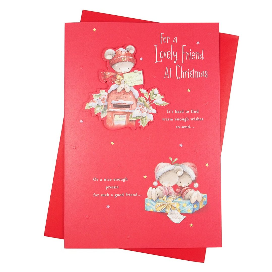 给我心中重要的朋友 耶诞卡片【Hallmark-UK 圣诞节系列】 - 卡片/明信片 - 纸 多色