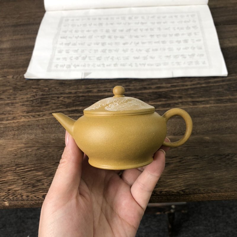 水平 现货实拍 大口盖 出水爽利  超薄胎制作难度大 泡养效果出彩 - 茶具/茶杯 - 陶 灰色