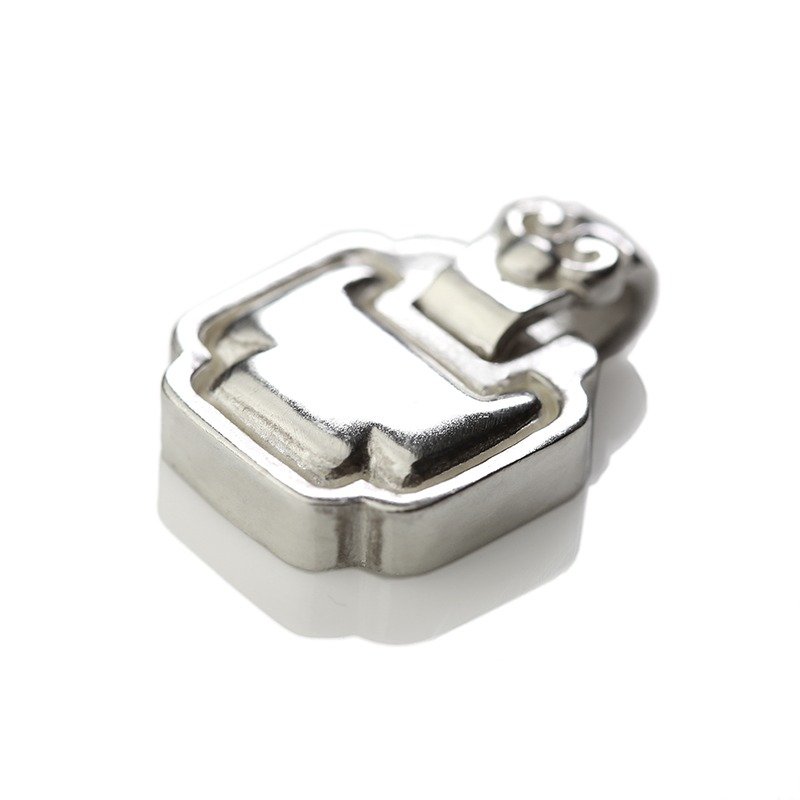 长命锁FH-LLL101P【福寿绵长】925纯银饰品项链 中国风/手工银饰 - 项链 - 银 灰色