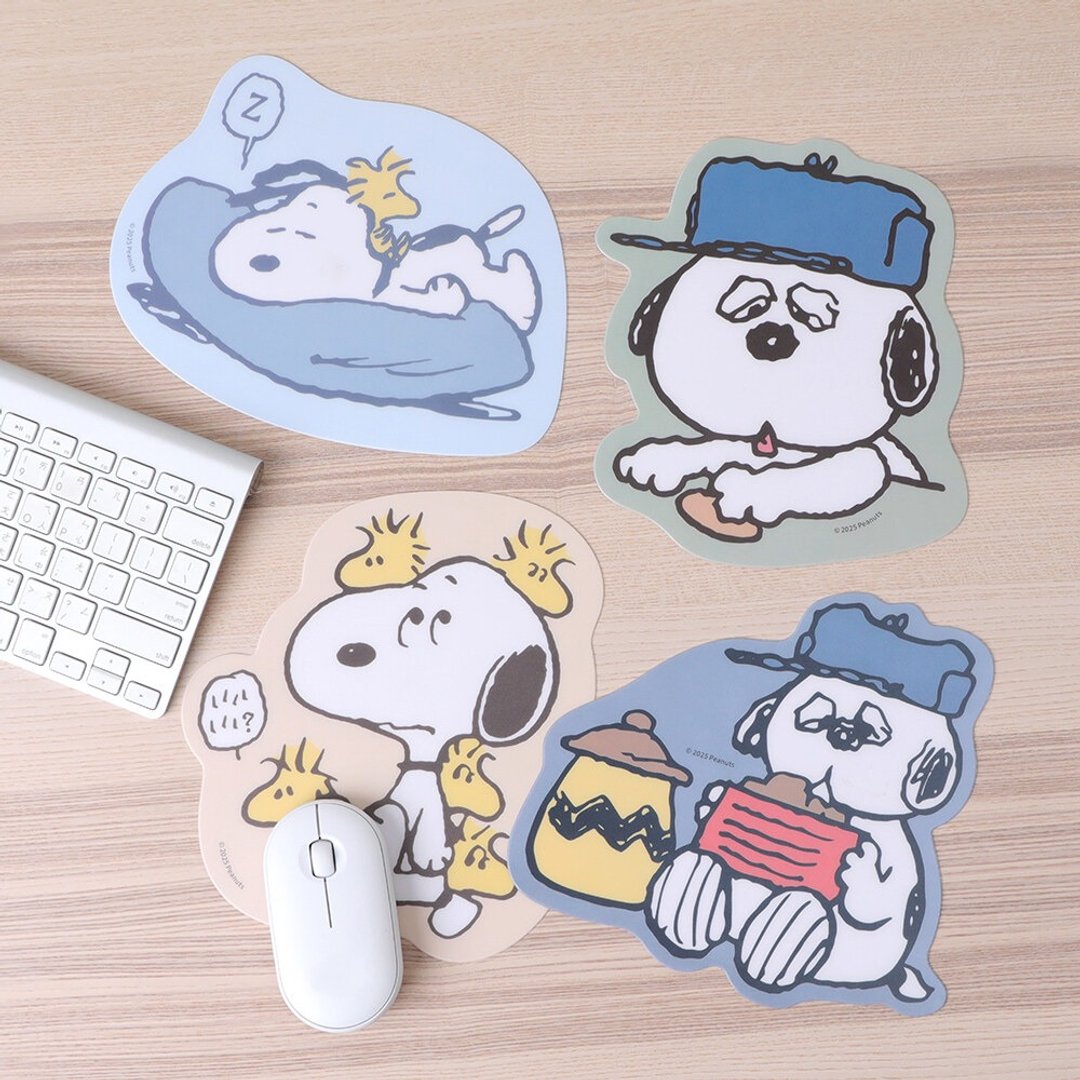 Peanuts史努比 OLAF Slim超薄造型鼠标垫-Snoopy 电脑 鼠标 桌垫 - 鼠标垫 - 塑料 多色
