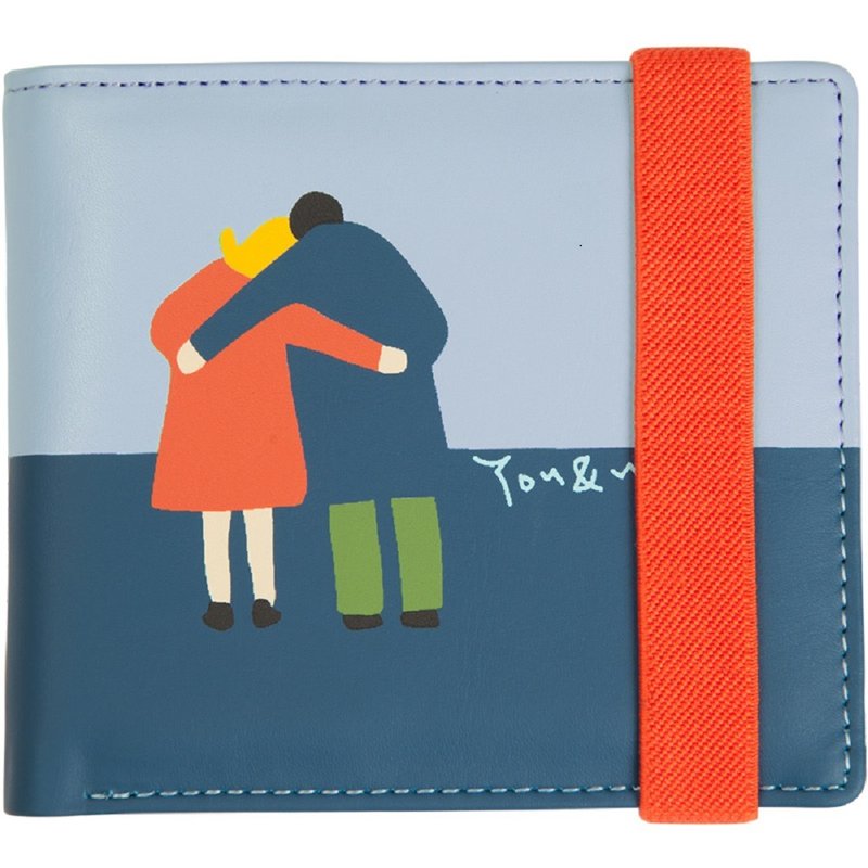 YIZISTORE弹力绳钱包女短款两折多卡位软面 印花PU大钞零钱夹小包 - 皮夹/钱包 - 其他材质 