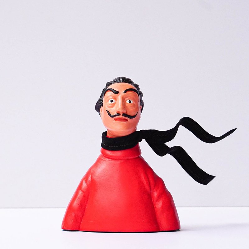 salvador dali - 玩偶/公仔 - 树脂 红色