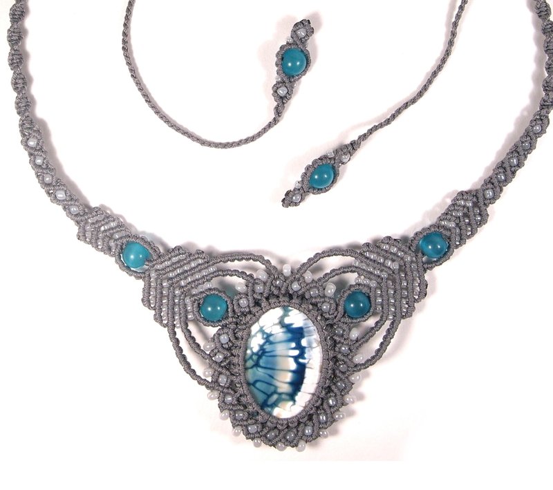 流苏教学项链与石赛琳娜 DIY 流苏图案 - 手工艺教程/工具书 - 其他材质 