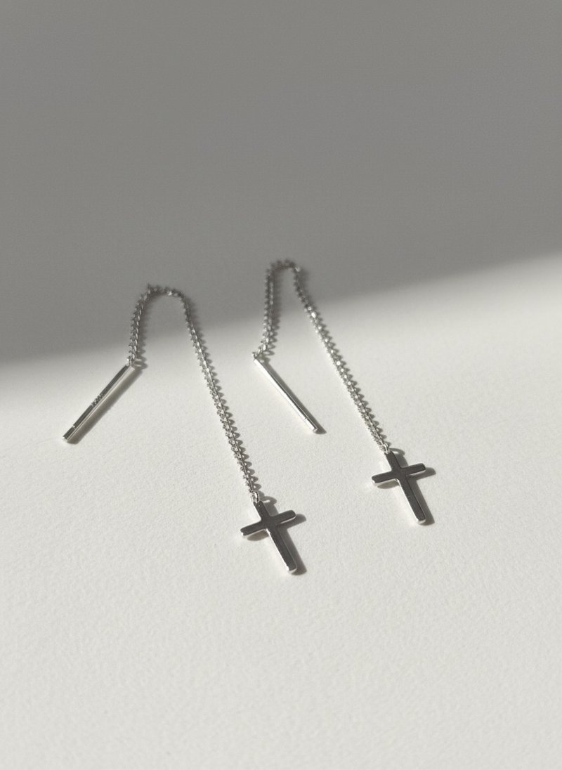 饰品-孩子 你值得拥有平安 - 耳环/耳夹 - 纯银 